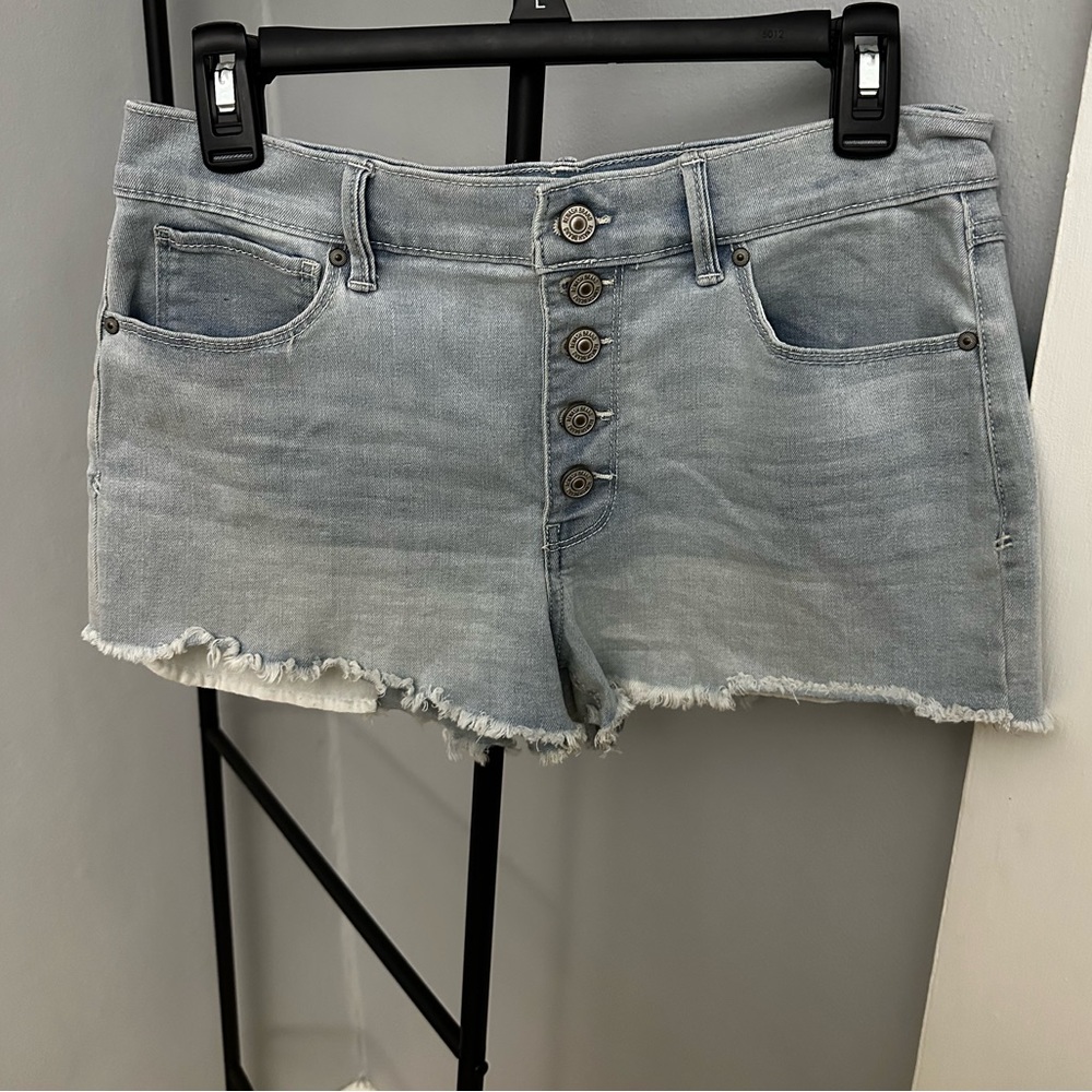 Rewash High Rise Denim Jean Shorts Light Wash Size 9